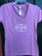 St. John Map Soft Style Ladies V-Neck Tee Hot on Sale