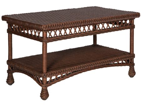 Designer Wicker by Tribor Bar harbor Coffee Table For Discount