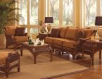 Spice Islands Wicker Mauna Loa 6 Piece Rattan Seating Set in Brownwash Finish Online Sale