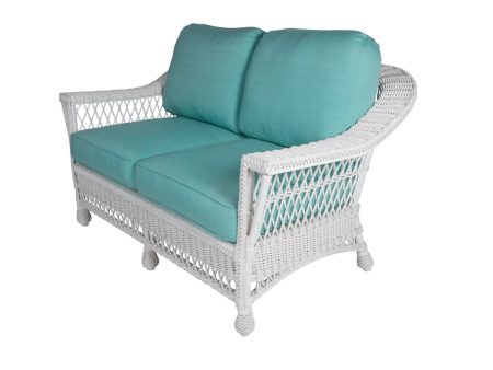 Designer Wicker Bar Harbor Loveseat Fashion