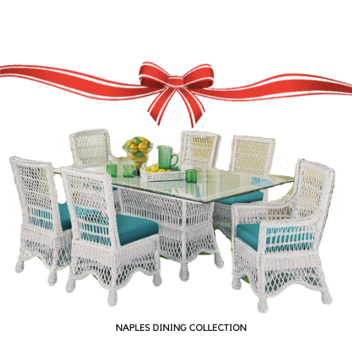 Naples 7 Piece Wicker Dining Set by Designer Wicker from Tribor Hot on Sale