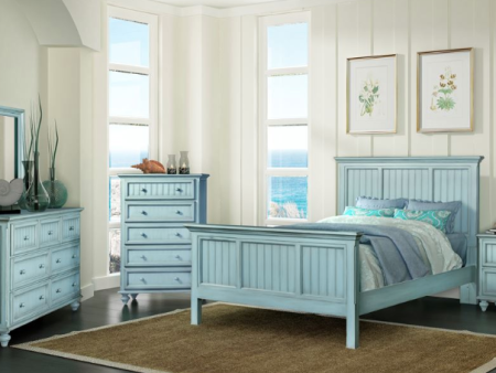 Sea Winds Trading Monaco King Bed B818KBED-BLEU Sale