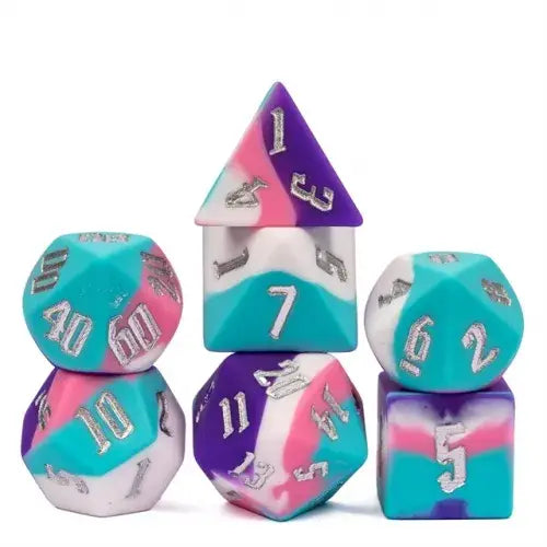 16mm Silicone RPG Dice Set For Cheap