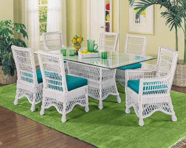 Naples 7 Piece Wicker Dining Set by Designer Wicker from Tribor Hot on Sale