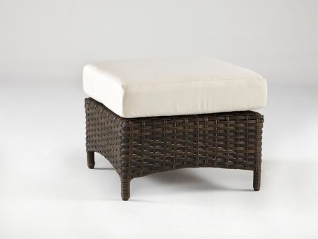 South Sea Rattan Panama Ottoman by South Sea Rattan Online