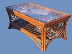 Spice Islands Bali Wicker Coffee Table Brownwash & Black Supply