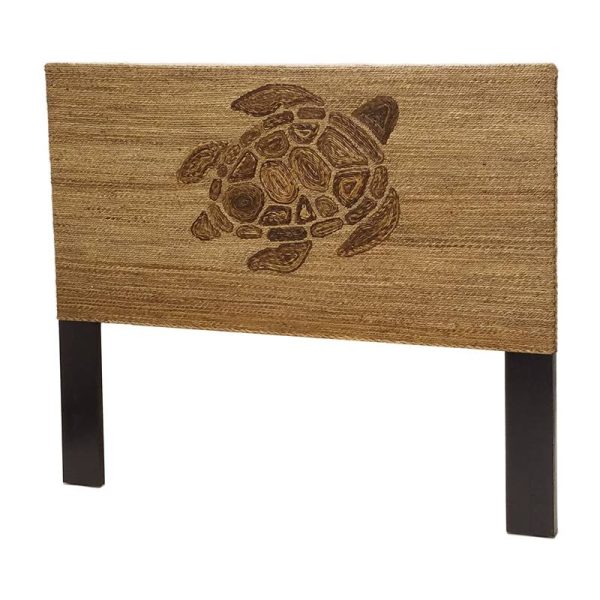 Sea Winds Trading Turtle Weave King Headboard Natural on Sale