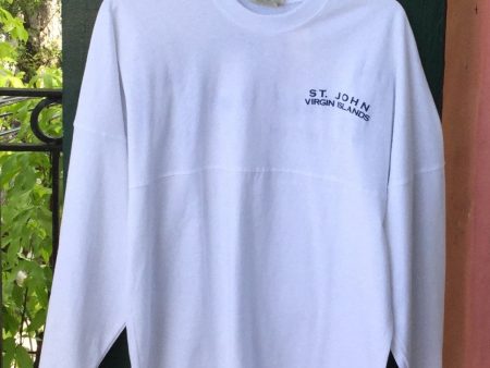 St. John Virgin Islands Long Sleeve Panel Tee Fashion