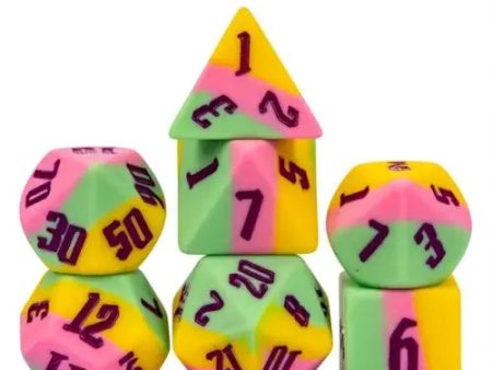 16mm Silicone RPG Dice Set For Cheap