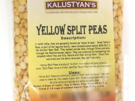 Yellow Split Peas, Dried Discount