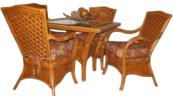 Spice Islands Kingston Reef Dining Table With Glass Cinnamon For Cheap