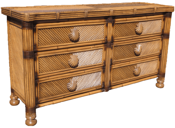 Spice Island Coral Cove 6 Drawer Dresser Fashion