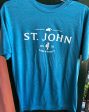 1864 St. John Map Soft Style Tee Cheap