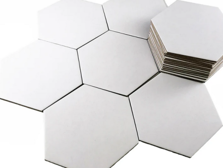 20 Blank Hexagon Board Game Tiles Sale