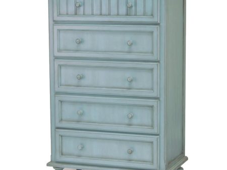 Sea Winds Trading Monaco 5 Drawer Chest  B81835-BLEU Online