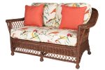 Designer Wicker Bar Harbor Loveseat Fashion