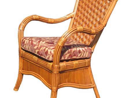 Spice Islands Kingston Reef Dining Arm Chair In Cinnamon By Spice Islands Online Sale