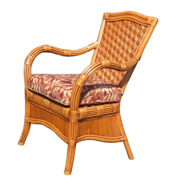 Spice Islands Kingston Reef Dining Arm Chair In Cinnamon By Spice Islands Online Sale