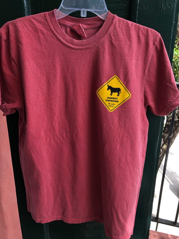 Donkey Crossing St. John Tee Shirt for adults Online Sale