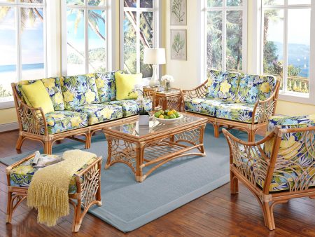 Spice Islands Wicker Bali Wicker 6 Piece Seating Set Sale