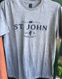 1864 St. John Map Soft Style Tee Cheap