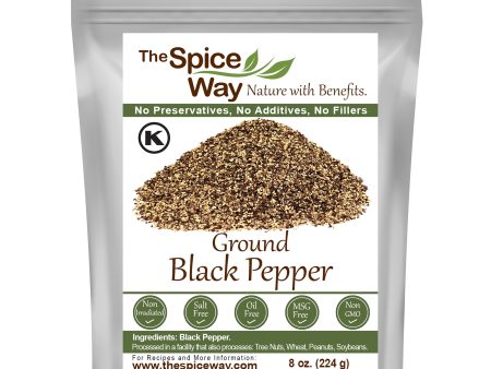 Ground Black Pepper Hot on Sale