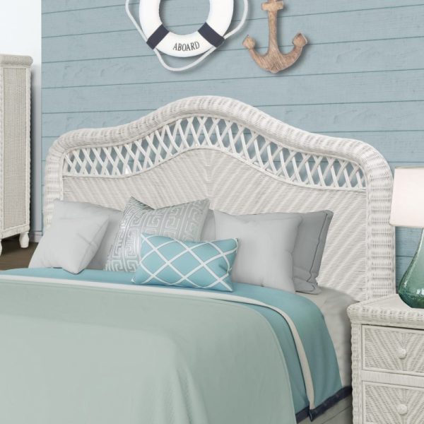 Sea Winds Trading Santa Cruz King Headboard B57941-WHITE Online now