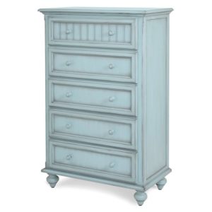 Sea Winds Trading Monaco 5 Piece Queen Bedroom Set in Bleu Hot on Sale