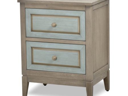 Seawinds Trading Sanibel Nightstand B29932-GRN GREY Online Hot Sale