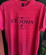 1864 St. John Map Soft Style Tee Cheap