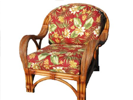 Spice Islands Caneel Bay Arm Chair Cinnamon Online now