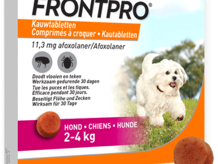 Frontpro Kauwtablet Hond S Vlooien Tekenpil Cheap