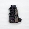 3 Raccoons In A Trenchcoat Pretending To Be A Guy Pin Online now