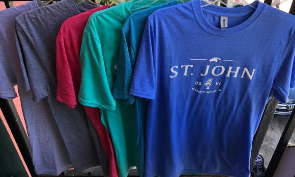 1864 St. John Map Soft Style Tee Cheap