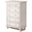 Sea Winds Trading Monaco 5 Drawer Chest B81835-BLANC Fashion