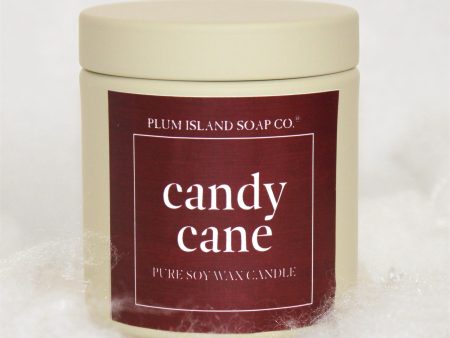 Candy Cane Soy Wax Candle Supply