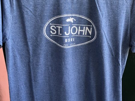 St. John Map Soft Style Tee Discount