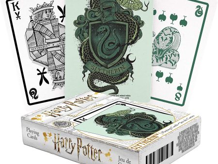 Aquarius Playing Cards: Harry Potter - Slytherin For Discount