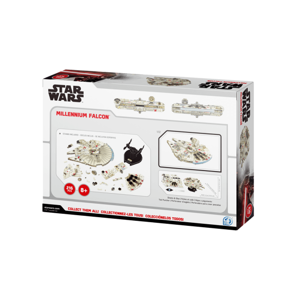 4D Model Kit: Star Wars - The Millennium Falcon Online Hot Sale