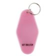 1st Place in Giving Zero Fucks Keychain in Blush Pink For Cheap