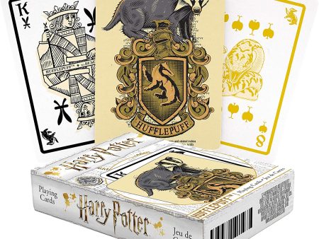 Aquarius Playing Cards: Harry Potter - Hufflepuff For Cheap