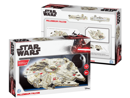 4D Model Kit: Star Wars - The Millennium Falcon Online Hot Sale