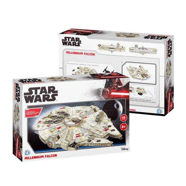 4D Model Kit: Star Wars - The Millennium Falcon Online Hot Sale