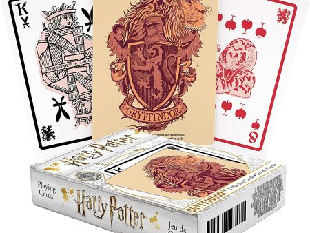 Aquarius Playing Cards: Harry Potter - Gryffindor Online Hot Sale