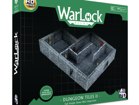 WarLock Tiles: Dungeon Tiles II - Full Height Stone Walls Expansion Cheap