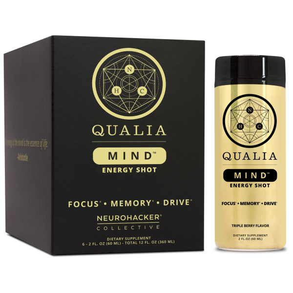 2oz Qualia Nootropic Energy Shot 6-pack Sale