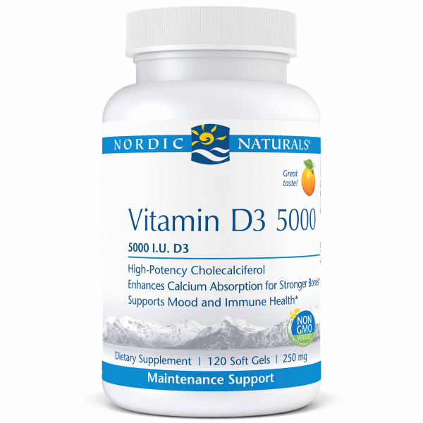 Vitamin D3 5000 IU 120 gels For Cheap