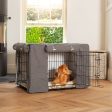 Dog Crate Cover In Essentials Herdwick Graphite by Lords & Labradors Discount