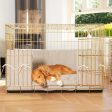 Dog Crate with Cushion & Bumper in Essentials Herdwick Pebble by Lords & Labradors Online Hot Sale