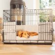 Dog Crate with Cushion & Bumper in Essentials Herdwick Sandstone by Lords & Labradors Fashion